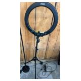 IVISII LED Ring Light on Adjustable Tripod Stand