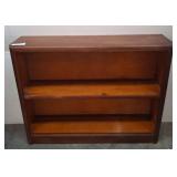 Wooden Bookcase with Two Shelves
