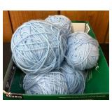Light Blue Yarn Balls