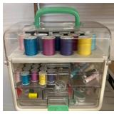 Plastic Sewing Thread Organizer With Spools