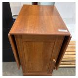 Drop-Leaf Cabinet on Casters