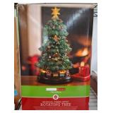 Musical Fiber Optic Rotating Christmas Tree