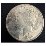 1923 Peace Silver Dollar Coin