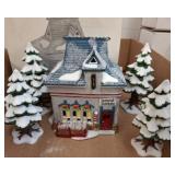 Heritage Village Beard Barber Shop & Trees Dept 56
