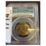 2000-P Sacagawea Dollar, PCGS Genuine Slab