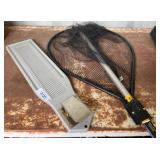 Extendable Net and fish cleaner plastic Tool