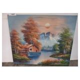 Landscape Oil Painting on Canvas, 24x20 Inches