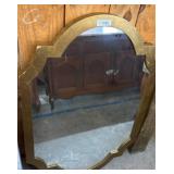 Gold-Tone Arched Wall Mirror