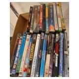 DVD Collection Featuring Various Films and Series