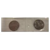 Error Coin With "In Cod We Trust" and Another Coin