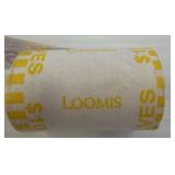 Loomis Bank-Wrapped Roll of $10 Coins