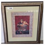 Framed Still Life Fruit Print, 19x23