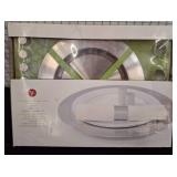 16-Piece Stainless Steel Charger Set
