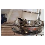 Metal Cookware and Ceramic Bowls