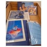Disney Aladdin Collectibles with Artwork and Pin
