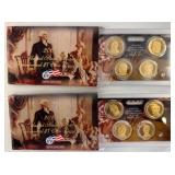 2009 & 2010 Presidential $1 Coin Proof Sets