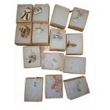 Costume Jewelry Pendants and Pins