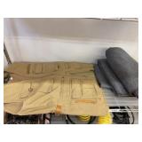 Orvis Utility Vest and Gray Wool Blanket