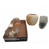 Vase and Glassware Lot