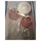 Lot: Pfaltzgraff Bowl, Vases, Jar