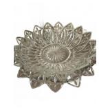 Pressed Glass Pedestal Serving Dishes