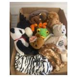 Box Lot of Ty Beanie Babies Assorted Plush