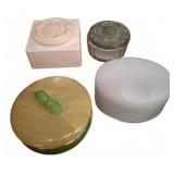 Four Assorted Powder Boxes