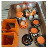 Halloween Candleholders and Decor Lot