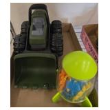 Little Tikes Toy Bulldozer and Bug Capsule