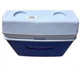 Rubbermaid Blue Plastic Cooler
