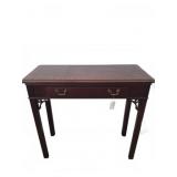 Wood Console Table with Drawer, 36x16x33"