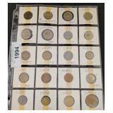 World Coins Album Sheet, 1955ï¿½1981