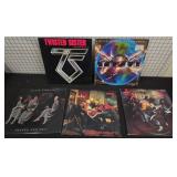Five Rock Vinyl Records: Kiss, Sabbath, Tesla
