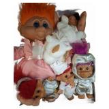 Troll Dolls and Ty Beanie Baby Plush