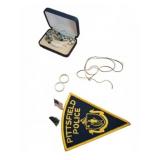 Jewelry Lot and Pittsfield Police Patch