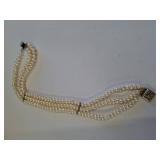 Sterling Silver Pearl Bead Necklace