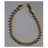 Marked 925 Italy Sterling Silver Bracelet
