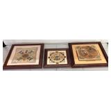 3 Framed Native American Sand Paints