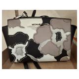 Michael Kors Floral Satchel Crossbody Bag