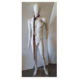 Full-Body Male Mannequin on Metal Base