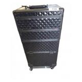 Black Rolling Hard Case on Casters