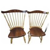 L. Hitchcock Stenciled Windsor Chairs