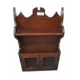 Wall-Mounted Wood Shelf Cabinet, 19x30