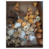 Box of Wood Knobs