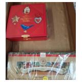 Hallmark Keepsake Ornaments and Train Stand