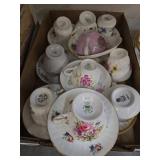 English Bone China Tea Cup and Saucer Lot