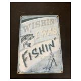 Rivers Edge Metal Sign 
