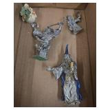Fantasy Wizard Figurines and Dragon