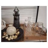 Home Decor and Glassware Lot