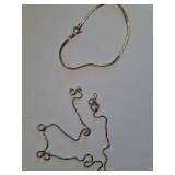 Two Italian Sterling Silver Chains